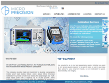 Tablet Screenshot of microprecision.com